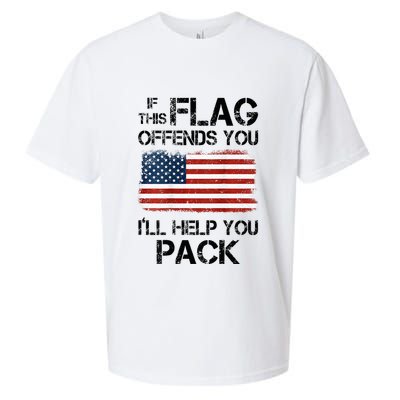If This Flag Offends You ILl Help You Pack Sueded Cloud Jersey T-Shirt