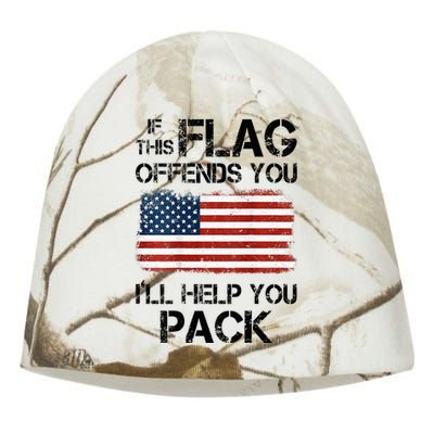 If This Flag Offends You ILl Help You Pack Kati - Camo Knit Beanie