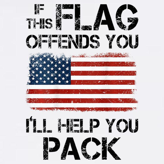 If This Flag Offends You ILl Help You Pack Mesh Reversible Basketball Jersey Tank