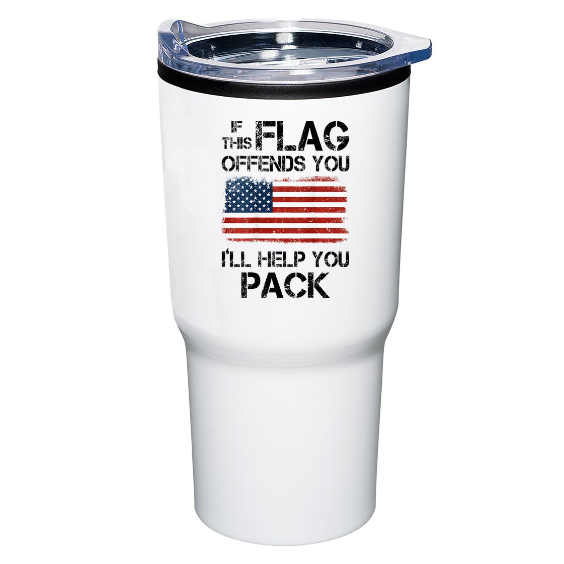 If This Flag Offends You ILl Help You Pack Tumbler