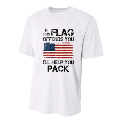 If This Flag Offends You ILl Help You Pack Youth Performance Sprint T-Shirt