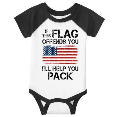 If This Flag Offends You ILl Help You Pack Infant Baby Jersey Bodysuit