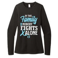 In This Family Nobody Fights Alone Prostate Cancer Awareness Womens CVC Long Sleeve Shirt