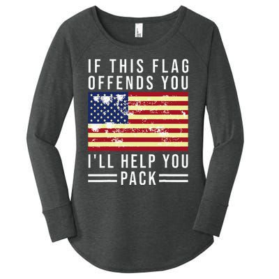 If This Flag Offends You Ill Help You Pack Women's Perfect Tri Tunic Long Sleeve Shirt