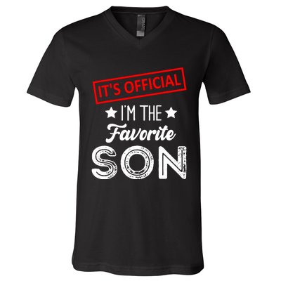 IM The Favorite Son Birthday Boy V-Neck T-Shirt