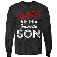 IM The Favorite Son Birthday Boy Tie-Dye Long Sleeve Shirt