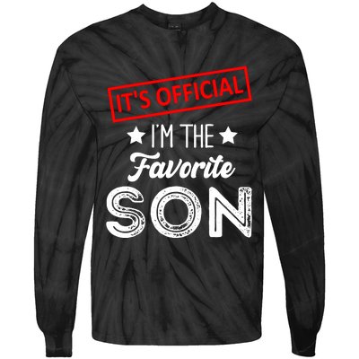 IM The Favorite Son Birthday Boy Tie-Dye Long Sleeve Shirt