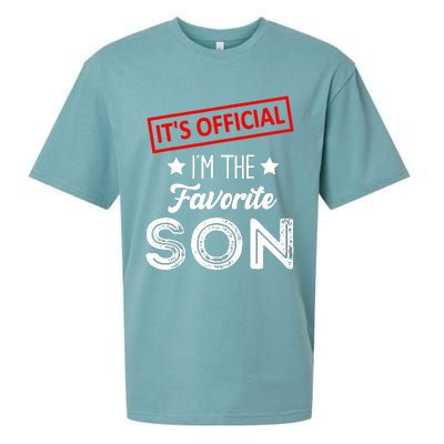 IM The Favorite Son Birthday Boy Sueded Cloud Jersey T-Shirt