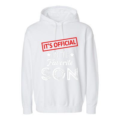 IM The Favorite Son Birthday Boy Garment-Dyed Fleece Hoodie