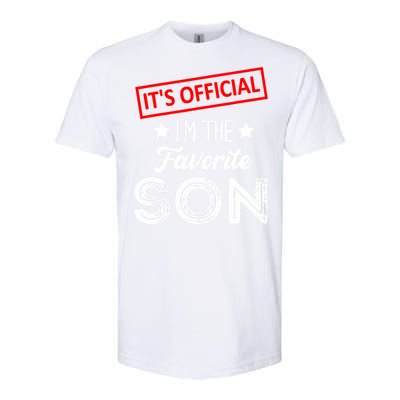 IM The Favorite Son Birthday Boy Softstyle CVC T-Shirt