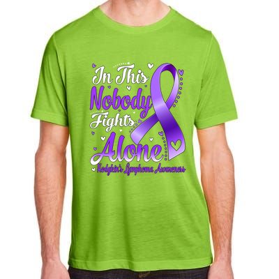 In This Family Nobody Fight Alone Hodgkins Lymphoma Great Gift Adult ChromaSoft Performance T-Shirt