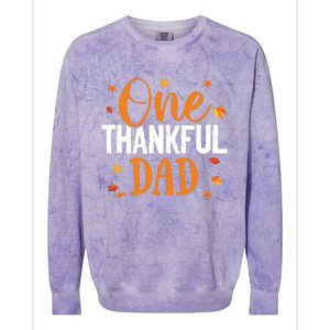 I'm Thankful For My Dad Thanksgiving Matching Family Colorblast Crewneck Sweatshirt