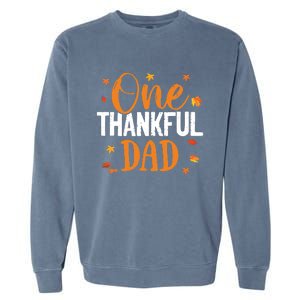 I'm Thankful For My Dad Thanksgiving Matching Family Garment-Dyed Sweatshirt