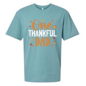 I'm Thankful For My Dad Thanksgiving Matching Family Sueded Cloud Jersey T-Shirt