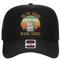 I'm The Friend In Low Places Country Music High Crown Mesh Back Trucker Hat