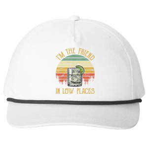 I'm The Friend In Low Places Country Music Snapback Five-Panel Rope Hat