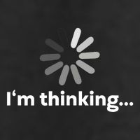 I'm Thinking... Funny Guys Gift 11oz C Handle Ceramic Mug