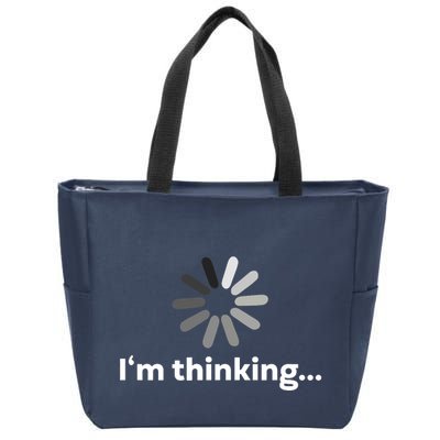 I'm Thinking... Funny Guys Gift Zip Tote Bag