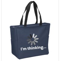 I'm Thinking... Funny Guys Gift Zip Tote Bag