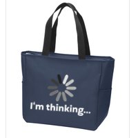 I'm Thinking... Funny Guys Gift Zip Tote Bag