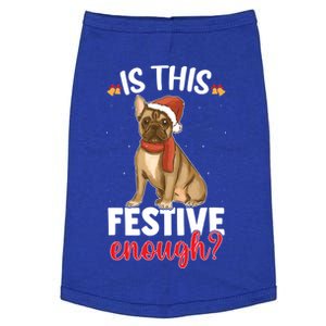 Is This Festive Enough Christmas Joke French Bulldog Santa Gift Doggie Tank