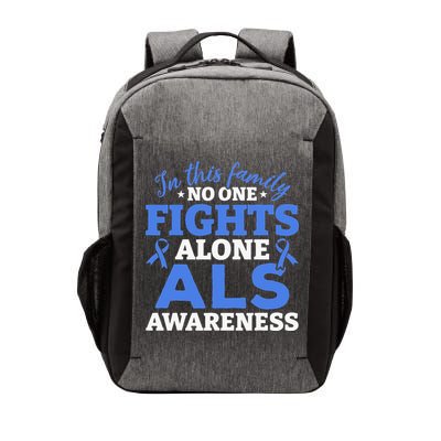 In This Family ALS Awareness ALS Patients ALS Warrior Vector Backpack
