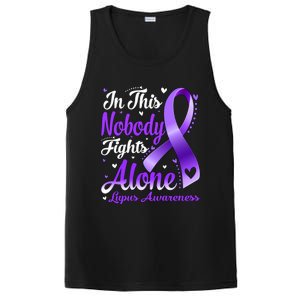 In This Family Nobody Fight Alone Lupus Awareness Great Gift PosiCharge Competitor Tank