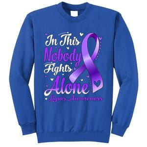 In This Family Nobody Fight Alone Lupus Awareness Great Gift Sweatshirt