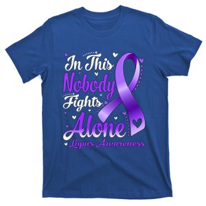 In This Family Nobody Fight Alone Lupus Awareness Great Gift T-Shirt