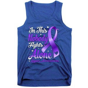 In This Family Nobody Fight Alone Lupus Awareness Great Gift Tank Top