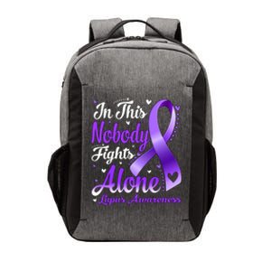 In This Family Nobody Fight Alone Lupus Awareness Great Gift Vector Backpack