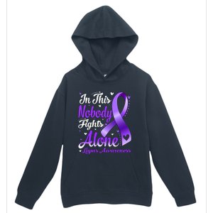 In This Family Nobody Fight Alone Lupus Awareness Great Gift Urban Pullover Hoodie