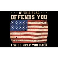 If This Flag Offends You I Will Help You Pack Bumper Sticker