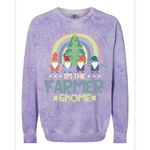 IM The Farmer Gnome Family Matching Christmas Gift Colorblast Crewneck Sweatshirt