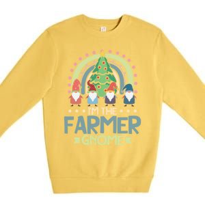 IM The Farmer Gnome Family Matching Christmas Gift Premium Crewneck Sweatshirt