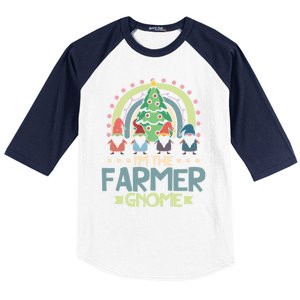 IM The Farmer Gnome Family Matching Christmas Gift Baseball Sleeve Shirt