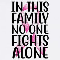 In This Family No One Fights Alone Breast Cancer Ribbon Adult Drive Performance Visor