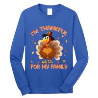 Im Thankful For My Family Thanksgiving Day Family Matching Gift Long Sleeve Shirt