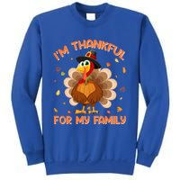 Im Thankful For My Family Thanksgiving Day Family Matching Gift Sweatshirt