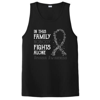 In This Family Nobody Fights Alone Aphasia Gift PosiCharge Competitor Tank