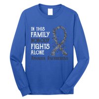 In This Family Nobody Fights Alone Aphasia Gift Long Sleeve Shirt