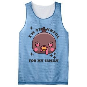 Im Thankful For My Sister Family Smile Face Great Gift Mesh Reversible Basketball Jersey Tank