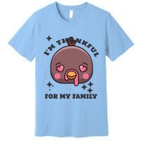 Im Thankful For My Sister Family Smile Face Great Gift Premium T-Shirt