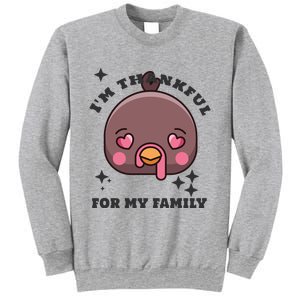 Im Thankful For My Sister Family Smile Face Great Gift Sweatshirt