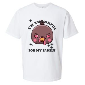 Im Thankful For My Sister Family Smile Face Great Gift Sueded Cloud Jersey T-Shirt