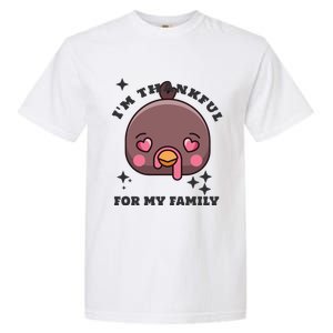 Im Thankful For My Sister Family Smile Face Great Gift Garment-Dyed Heavyweight T-Shirt