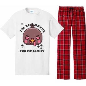 Im Thankful For My Sister Family Smile Face Great Gift Pajama Set