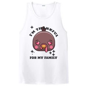 Im Thankful For My Sister Family Smile Face Great Gift PosiCharge Competitor Tank