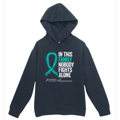 In This Family Nobody Fights Alone Ptsd Awareness Funny Gift Urban Pullover Hoodie