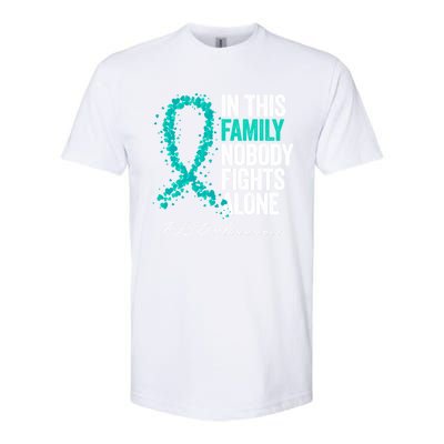 In This Family Nobody Fights Alone Ptsd Awareness Funny Gift Softstyle CVC T-Shirt